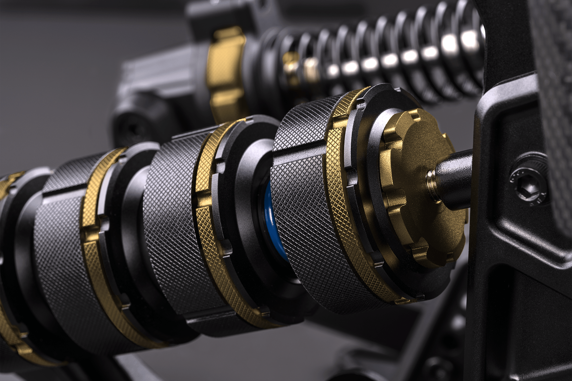Fanatec Podium Pedals Formuła zbliżenie na mechanizm hamulca